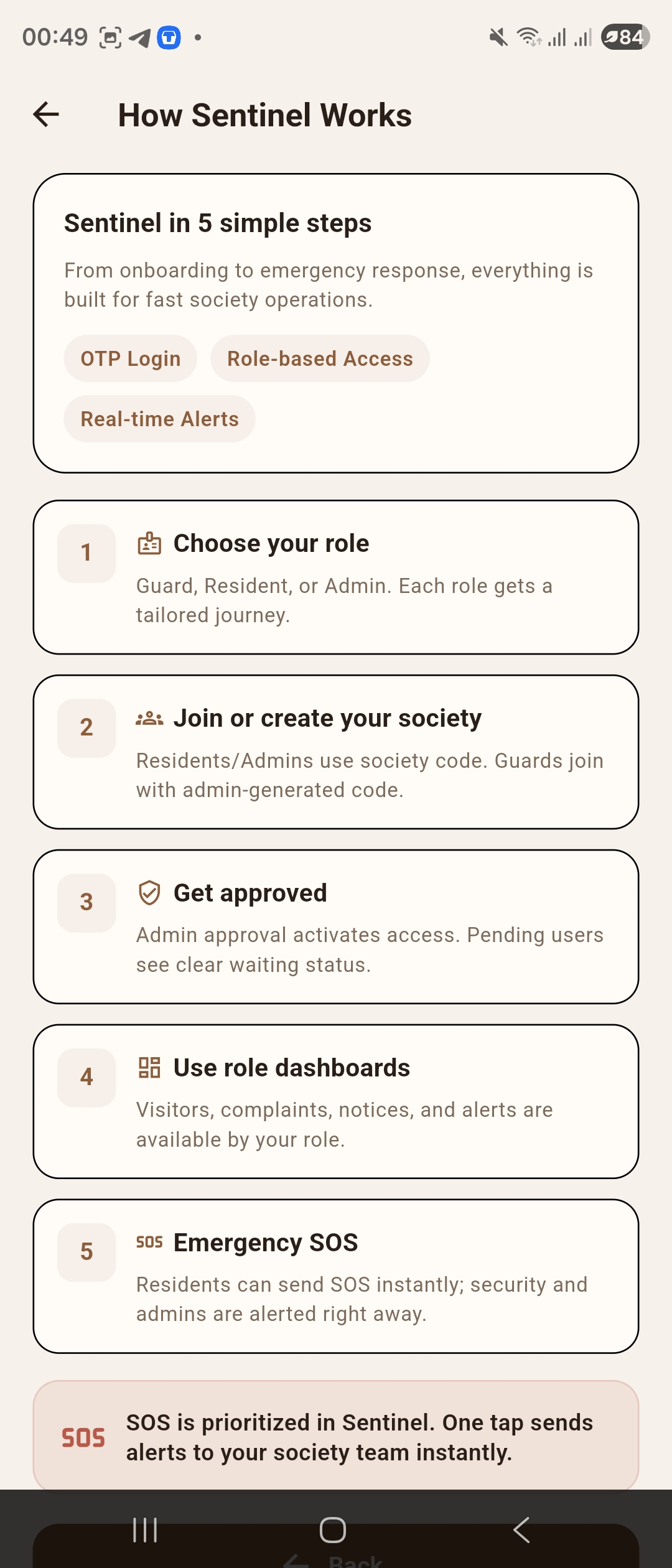 Sentinel Society Management screenshot 5